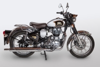 enfield Motorrad von rechts