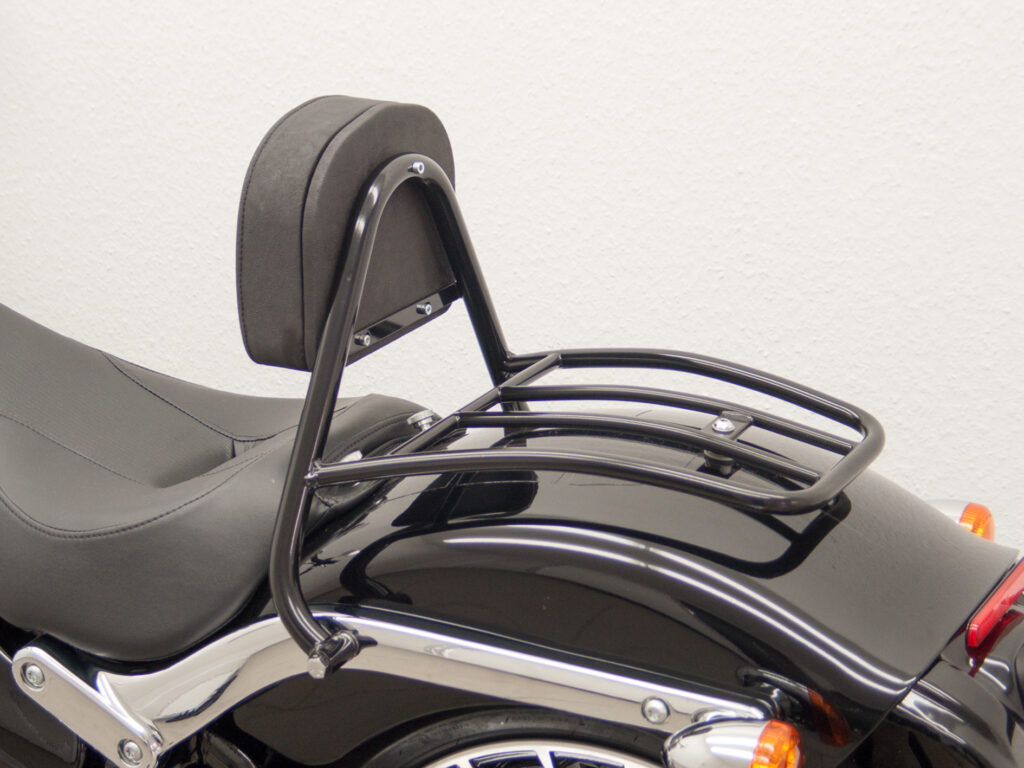 Motaux Sissy Bar Mit Gepäckträger Für Honda Rebel 1100 2021-2023 - Schwarz