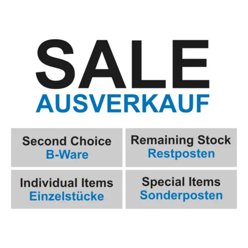 Sale / Ausverkauf